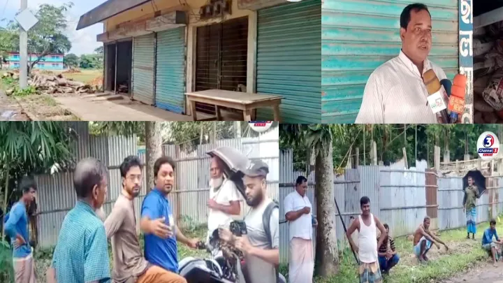 সিলেটের ওসমানীনগরে এক প্রবাসী পৈত্রিক জমি দখলের অভিযোগ